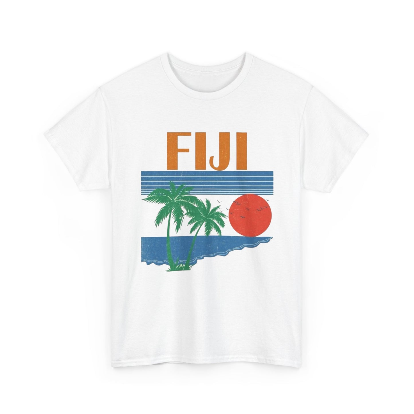 Fiji Vintage Graphic T Shirt NEW Adult Unisex Heavy Cotton Tee