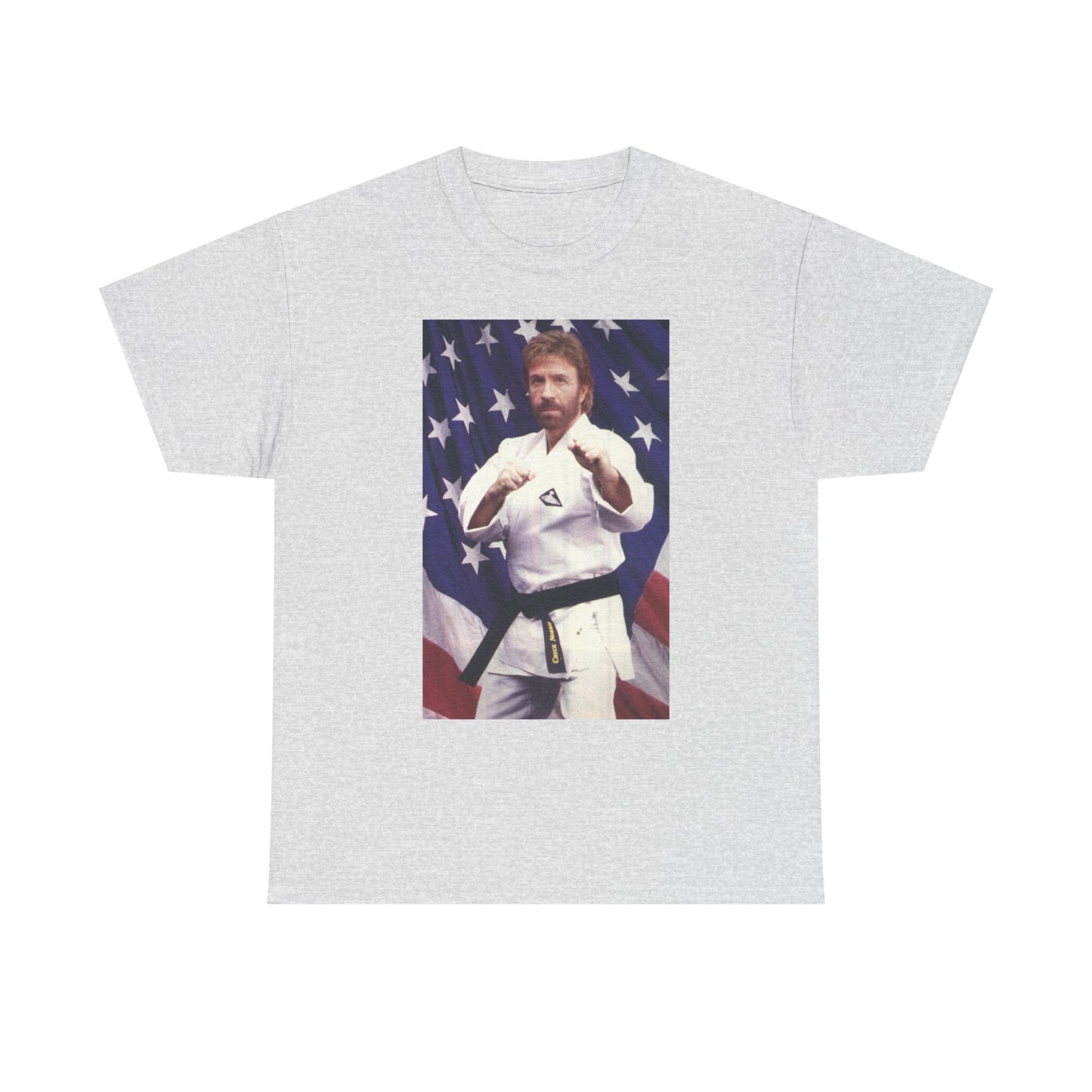 American Flag Chuck Norris Graphic T Shirt NEW Cotton Tee Gift