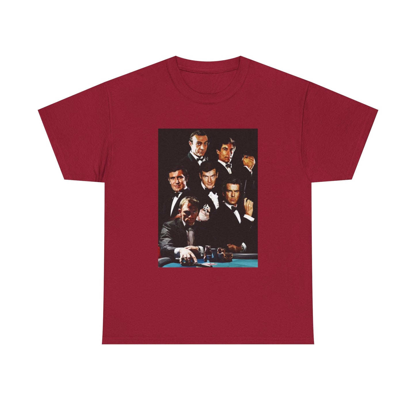 James Bond T-shirt Vintage Bond Collection Merch Unisex Heavy Cotton Tee
