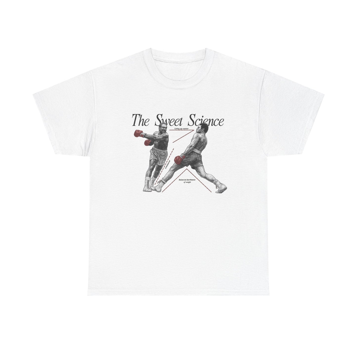 Boxing The Sweet Science Vintage Graphic T Shirt NEW Vintage Unisex Heavy Cotton