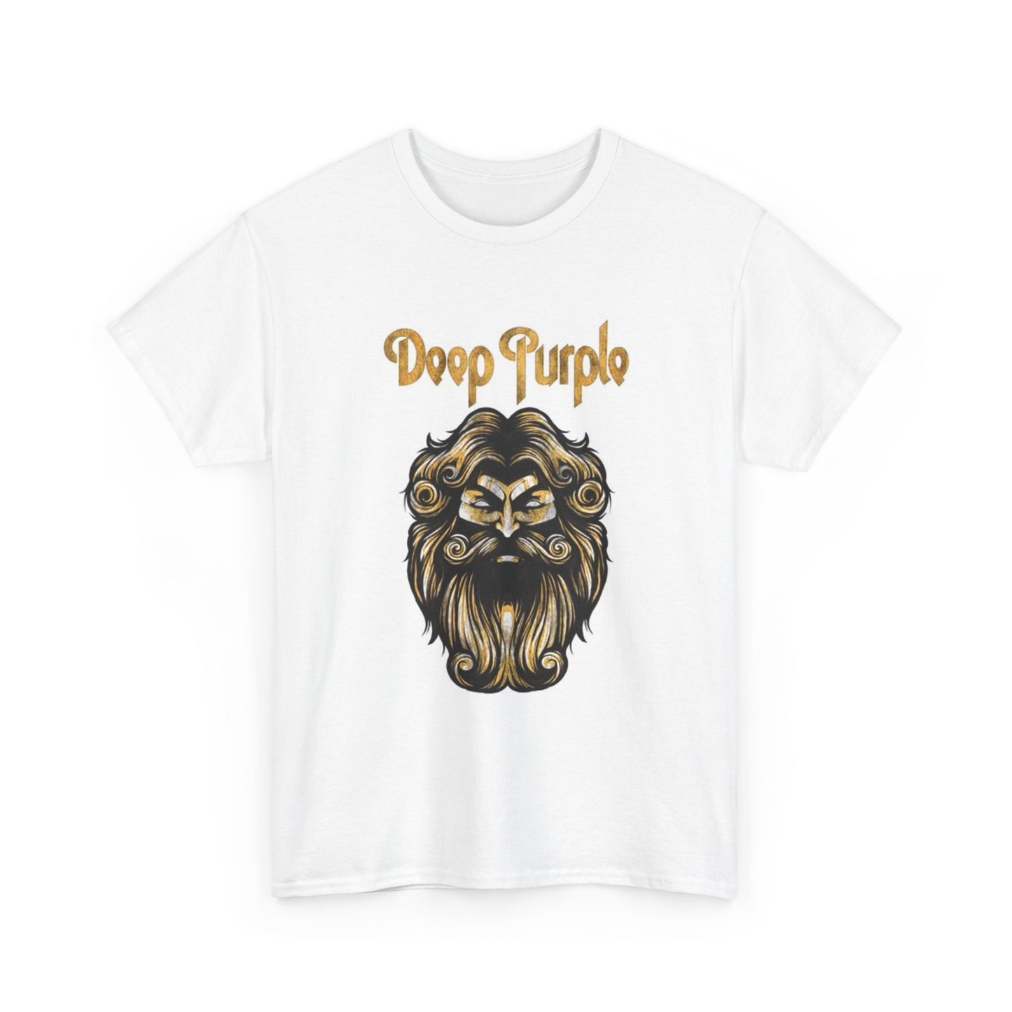 Deep Purple 70s Vintage Graphic T Shirt Poster Retro Unisex Heavy Cotton Tee