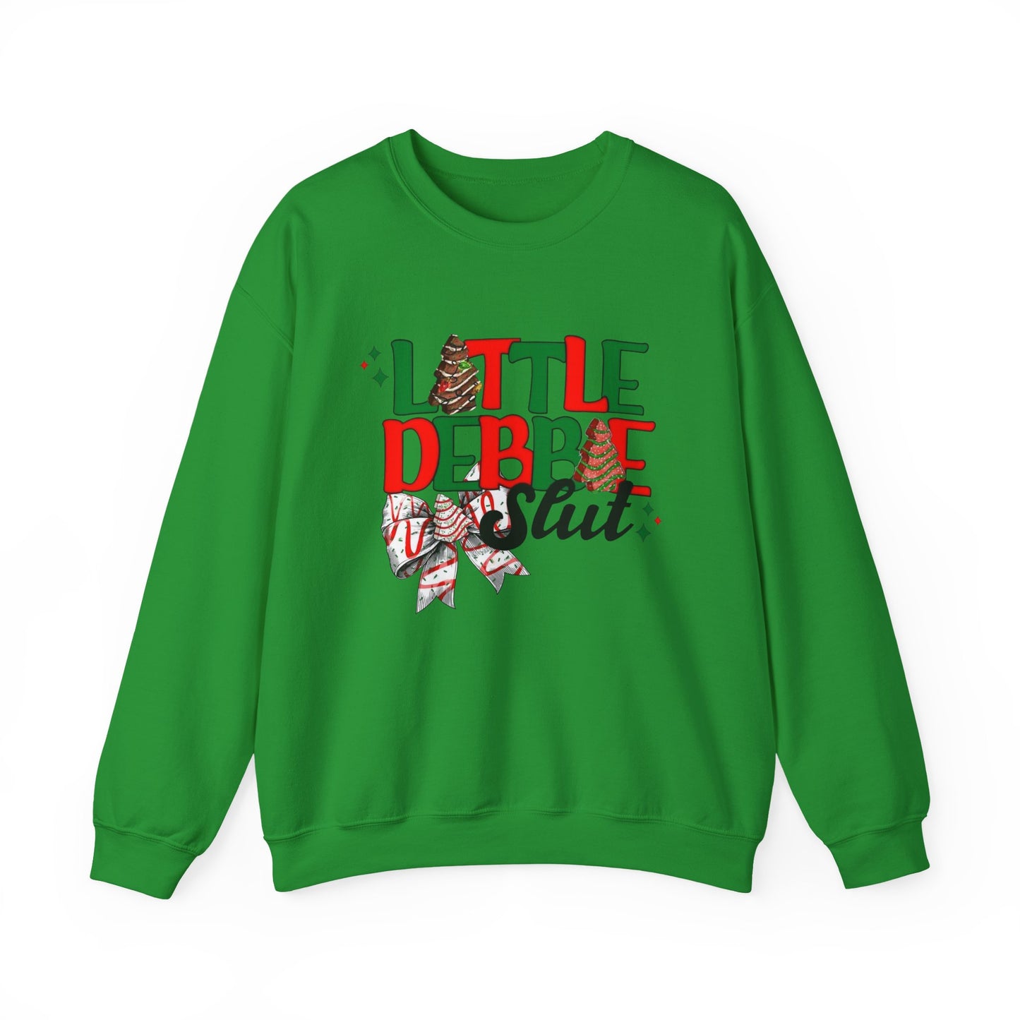 Little Debbie Slut Funny Christmas Sweater NEW Heavy Blend™ Crewneck Sweatshirt