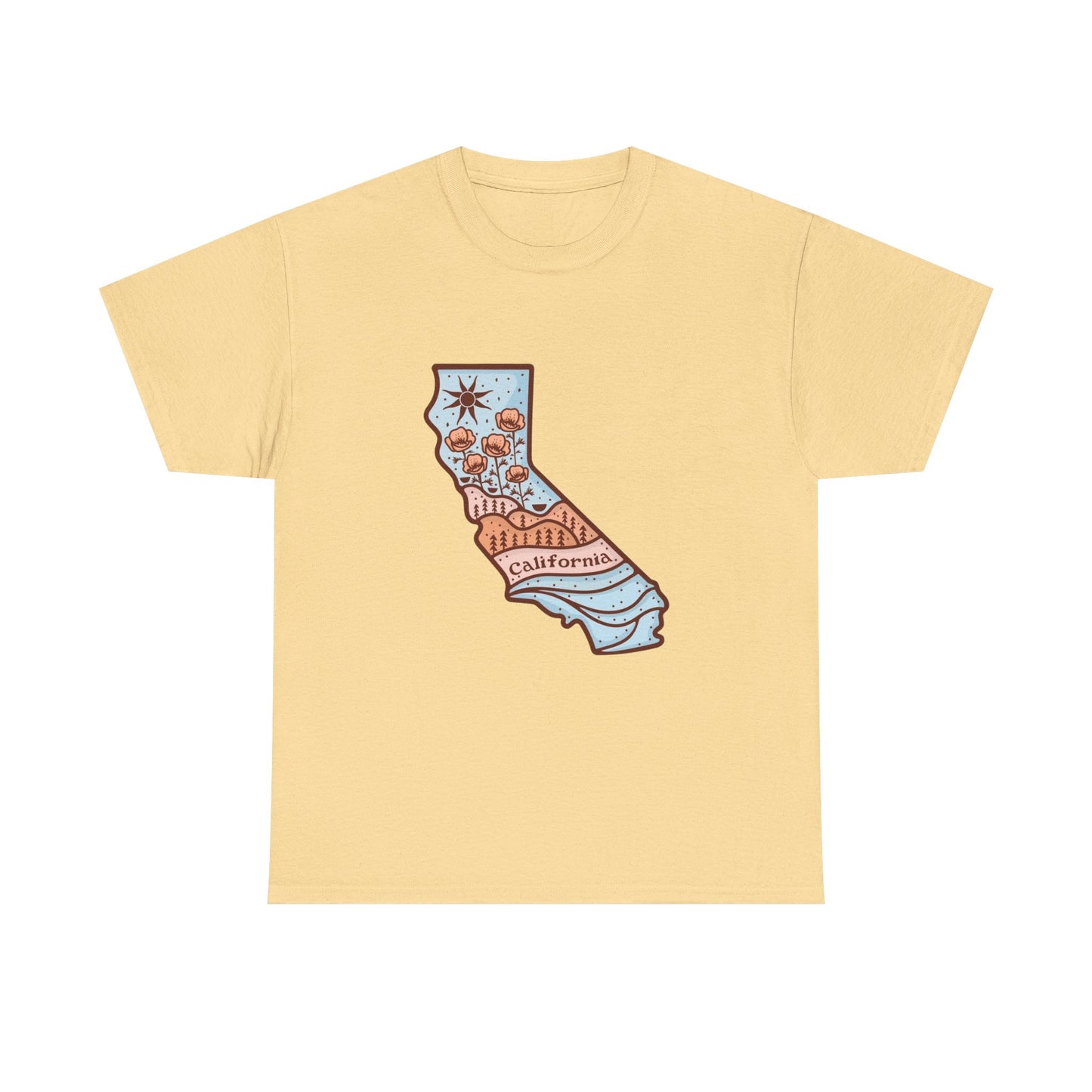 California State Graphic T Shirt NEW ADULT