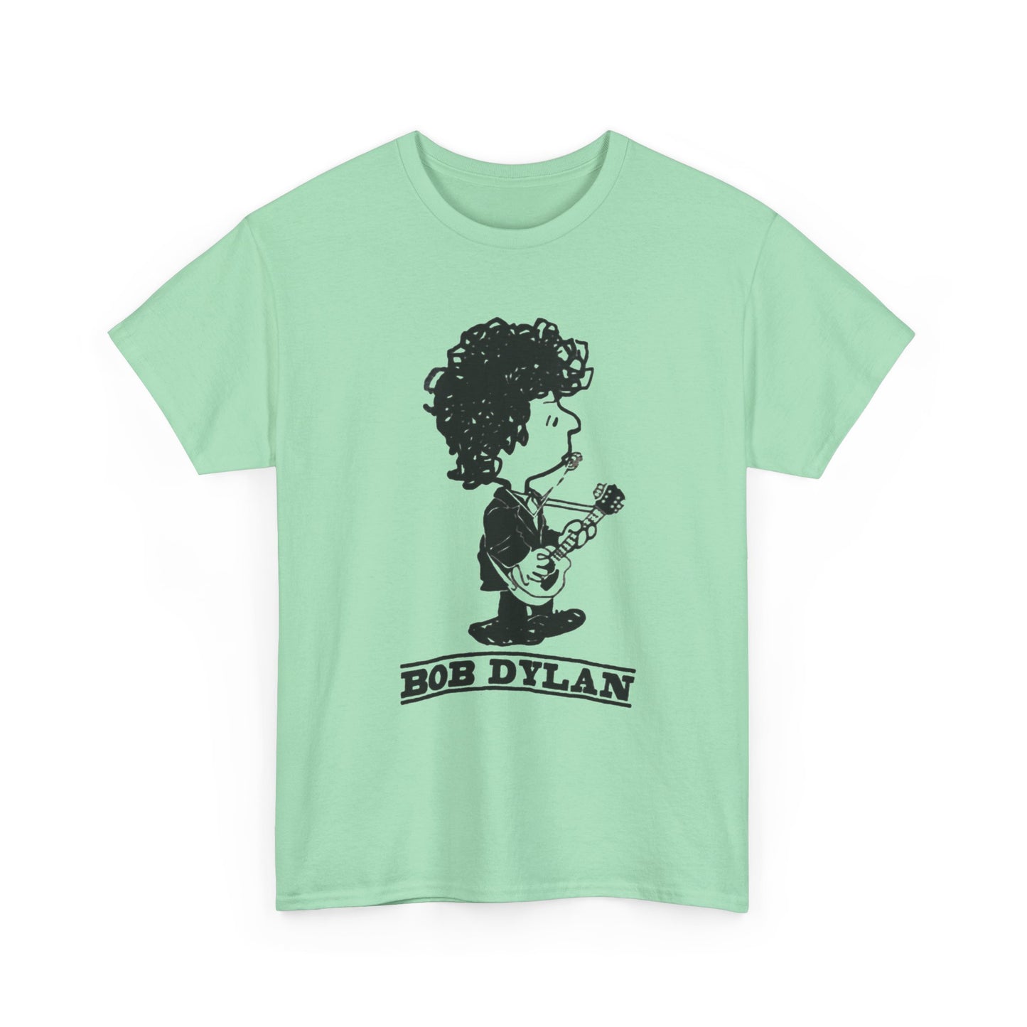 Bob Dylan Graphic T Shirt Vintage Rock Blue Grass Retro Unisex Heavy Cotton Tee