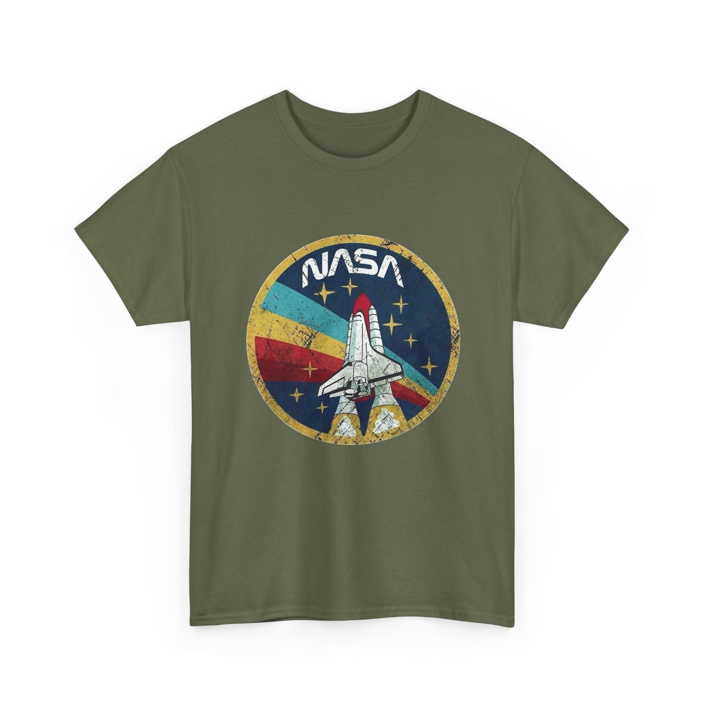 NASA Retro 90's Graphic T Shirt Unisex Heavy Cotton Tee