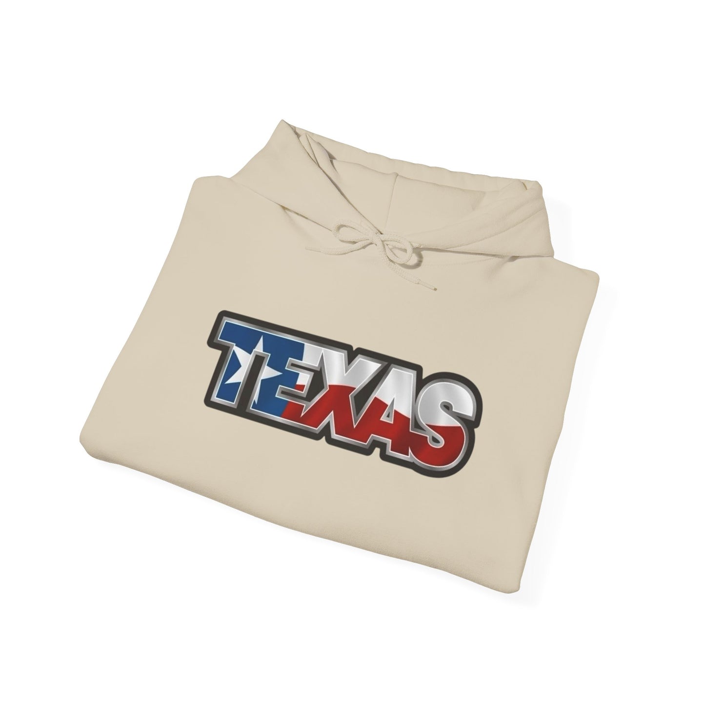 Texas American Flag Graphic Hoodie NEW Unisex Heavy Blend™ Hooded Sweatshirt