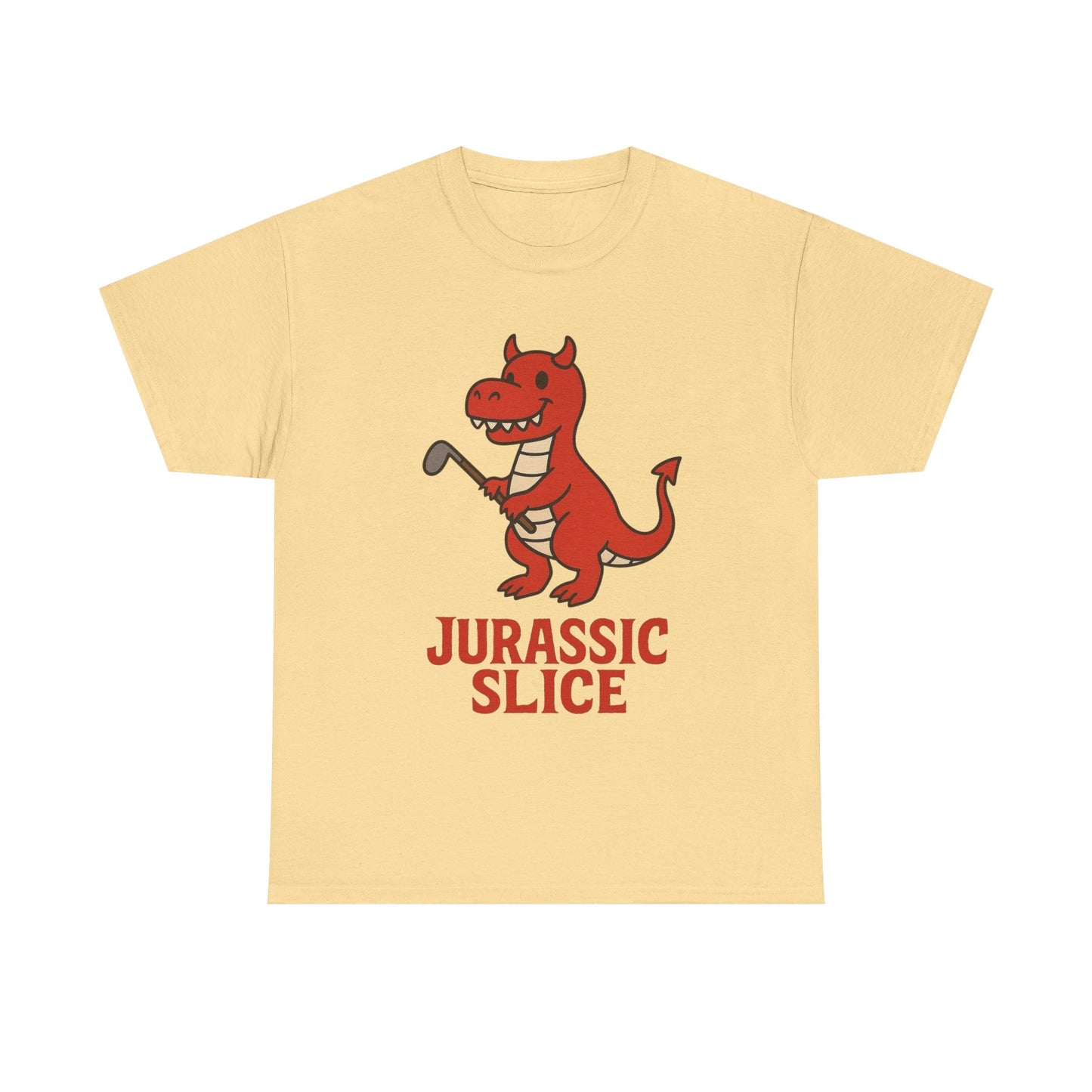 Jurassic Slice Golfing Funny Graphic T Shirt ADULT NEW