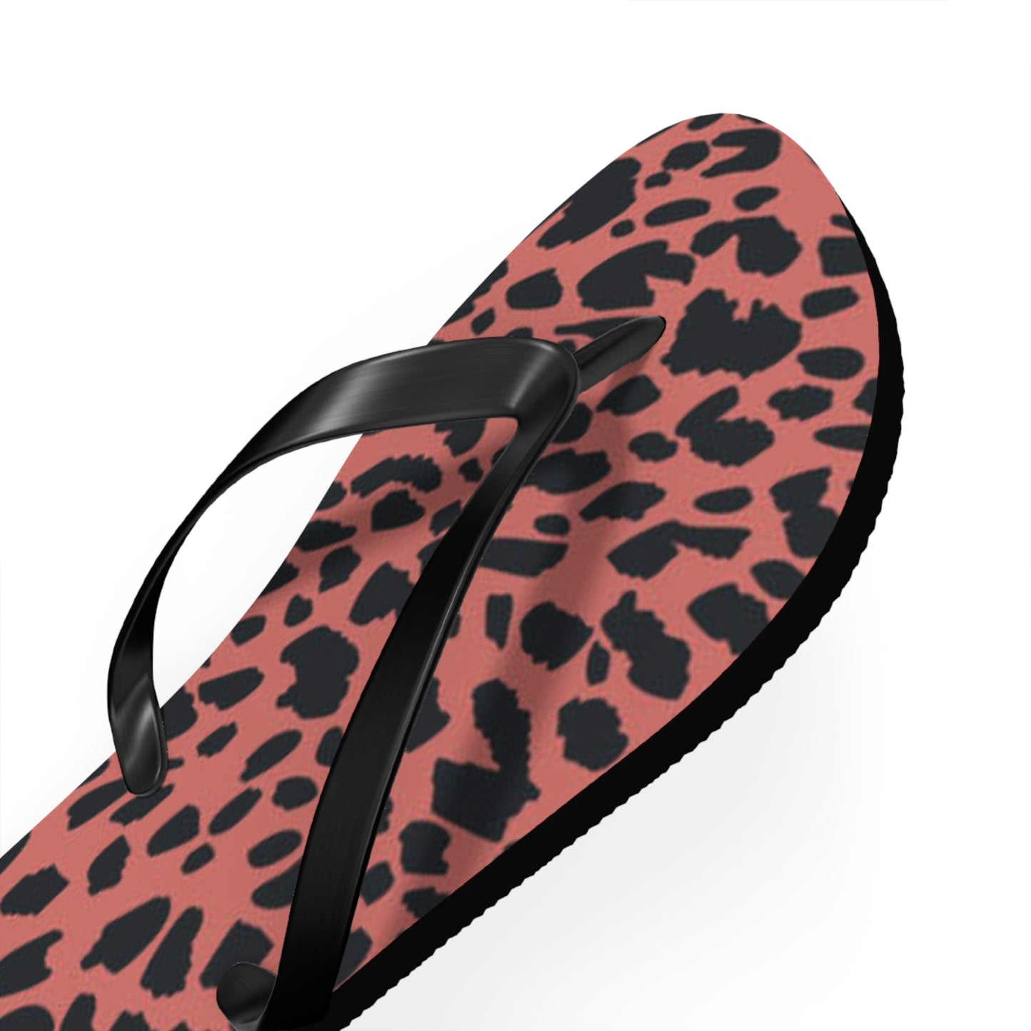 Pink Animal Beach Sandals, Slides for Summer, Flip Flops, Water Resistant