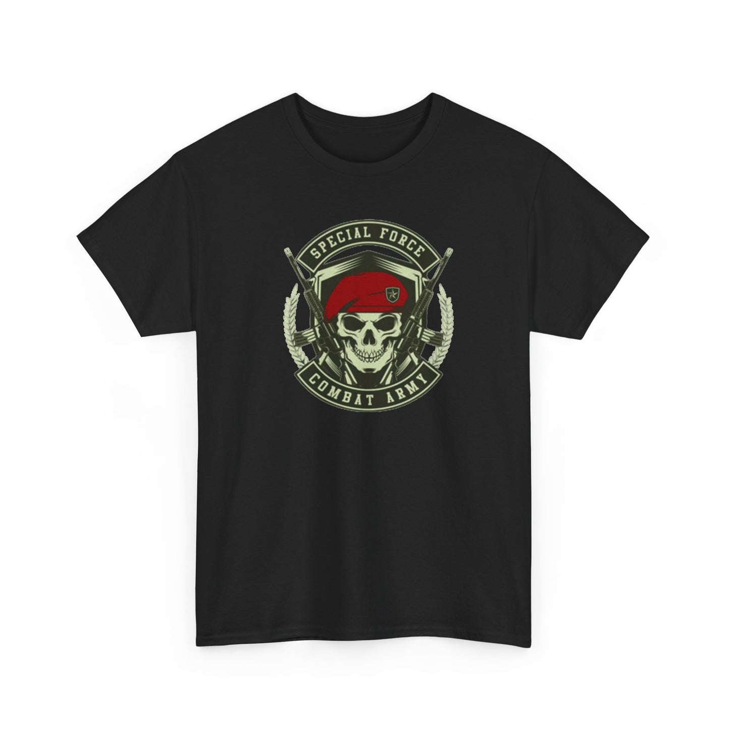 Special Forces Army Graphic T Shirt Vintage Retro Military Unisex Heavy Cotton