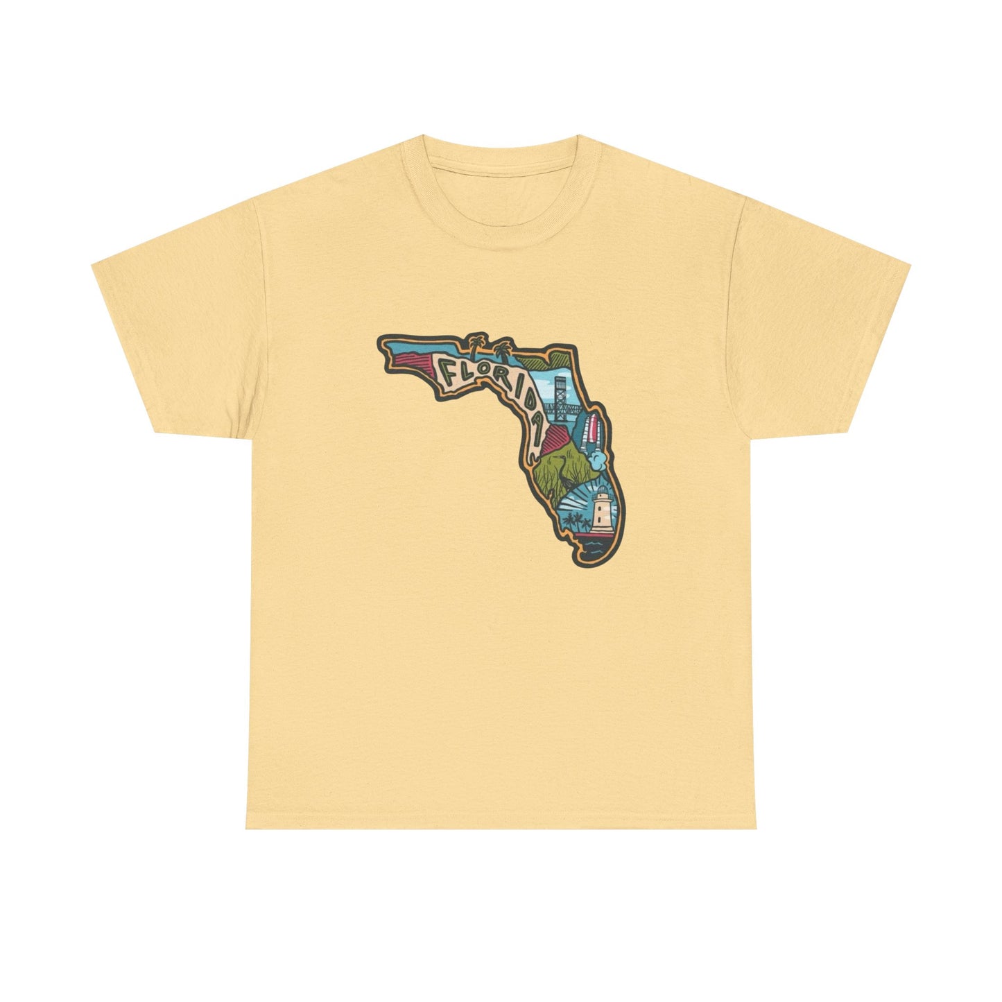 Florida Town USA Graphic T Shirt NEW Adult Tee