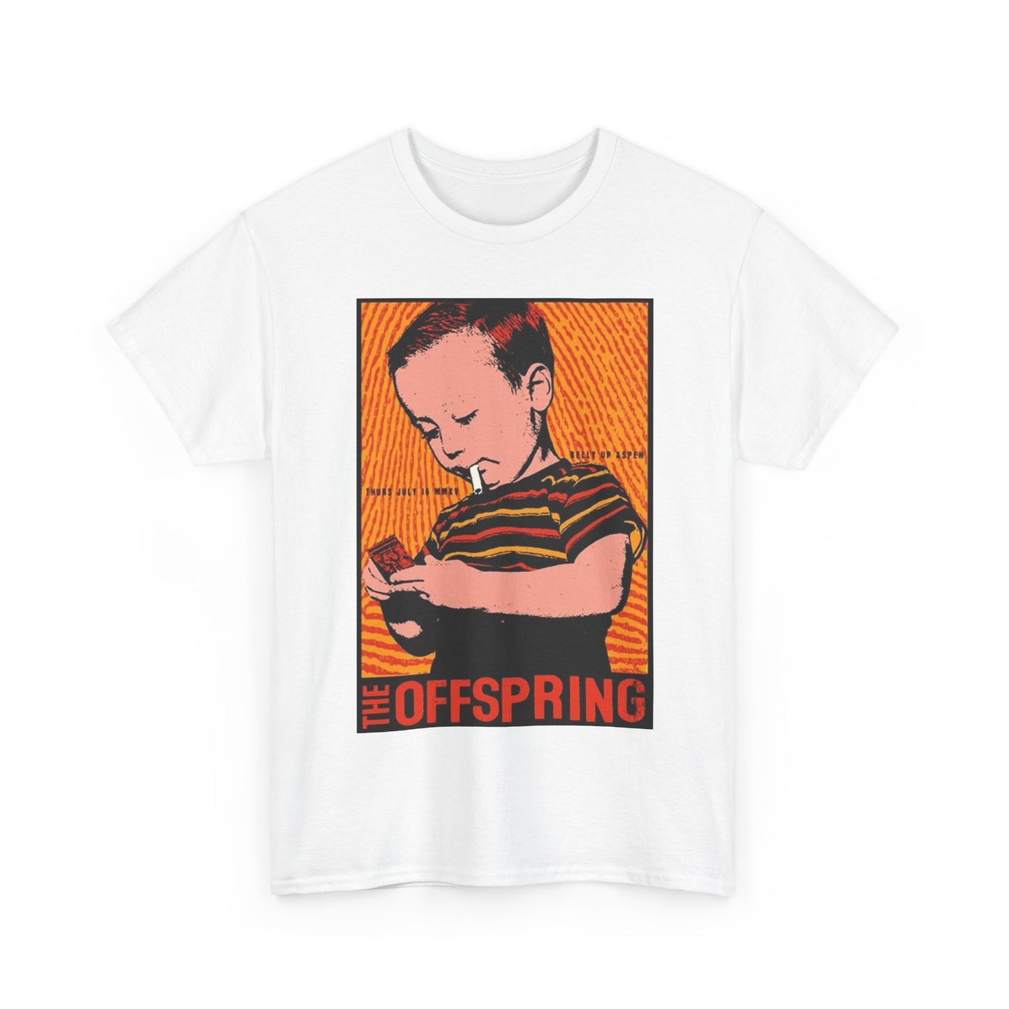 The offspring shirt vintage art retro cigarette band rock Unisex Heavy Cotton