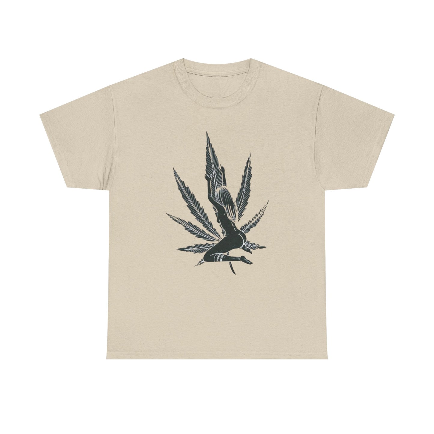 Beautiful Weed Leaf Model T Shirt S-5XL NEW Unisex Cotton Tee