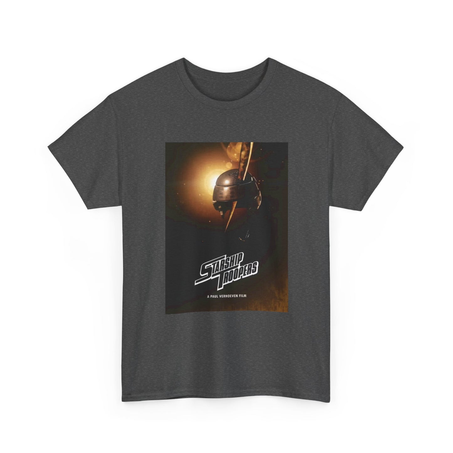 StarShip Troopers Tshirt Retro Action Movie Vintage Unisex Heavy Cotton Tee