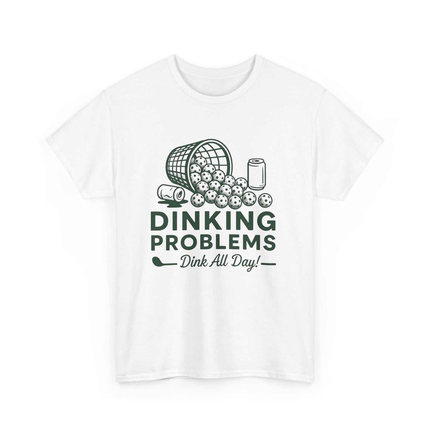 Pickle Ball Problems Graphic T Shirt Heavy Cotton Tee