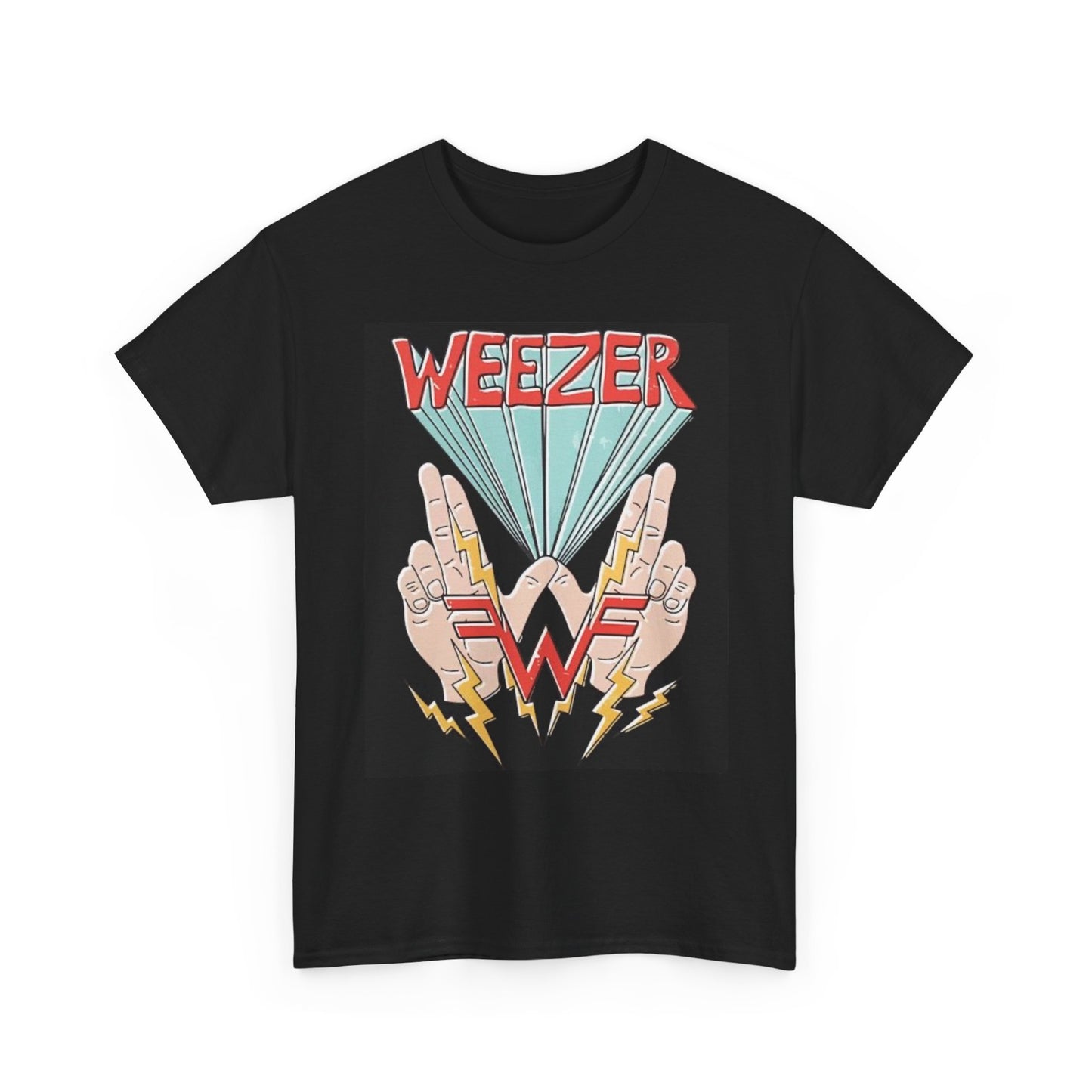 Weezer Retro Graphic T Shirt Cotton Tee Apparel New