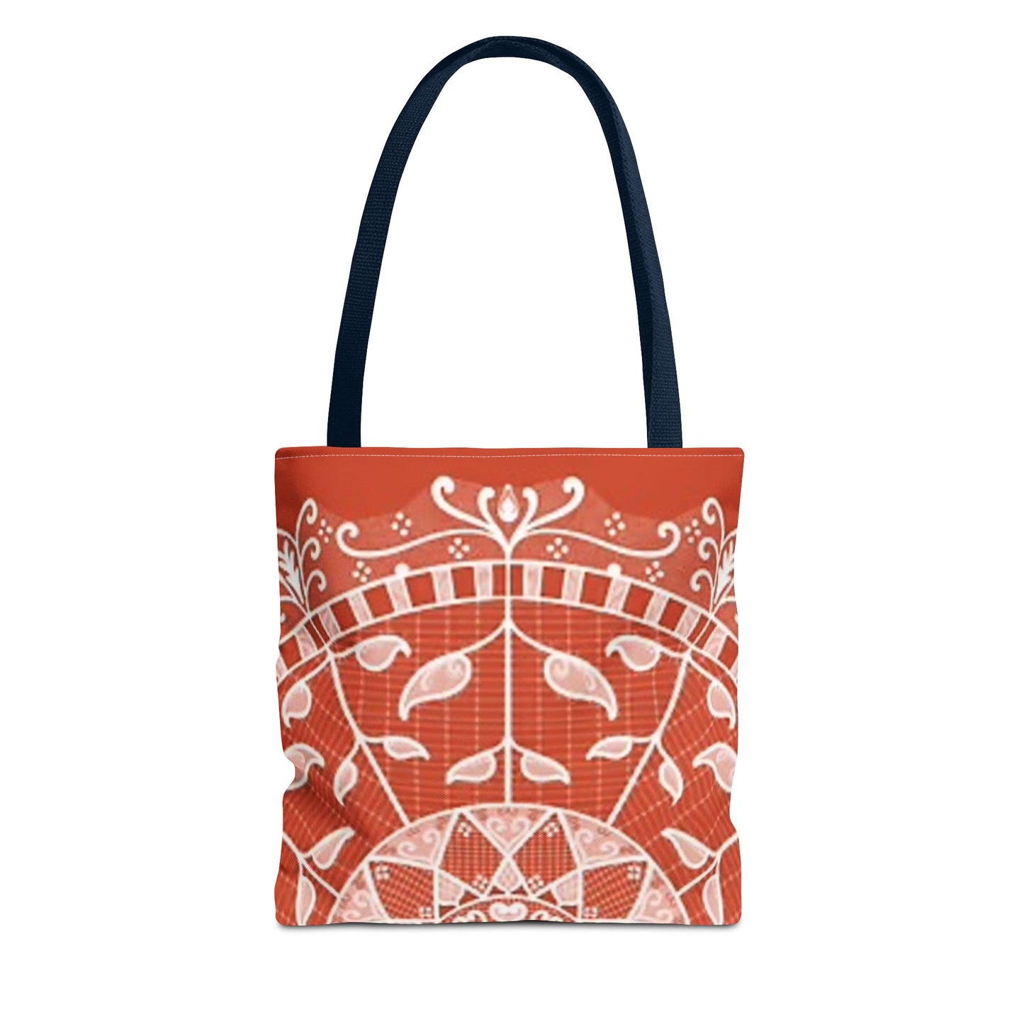 Orange And White Multi Color BRAND NEW MODERN Tote Bag (AOP)