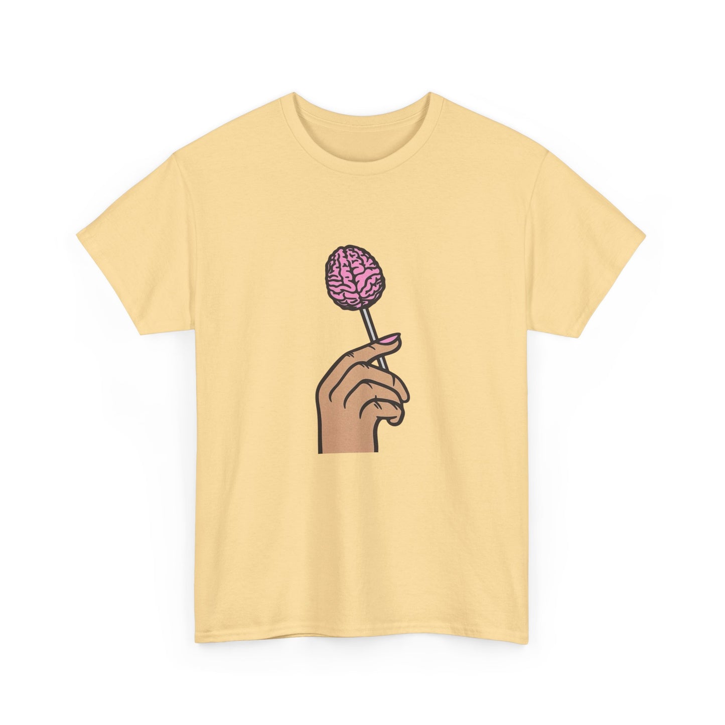 Brain Pop Graphic T-Shirt Unisex Heavy Cotton Tee Gift