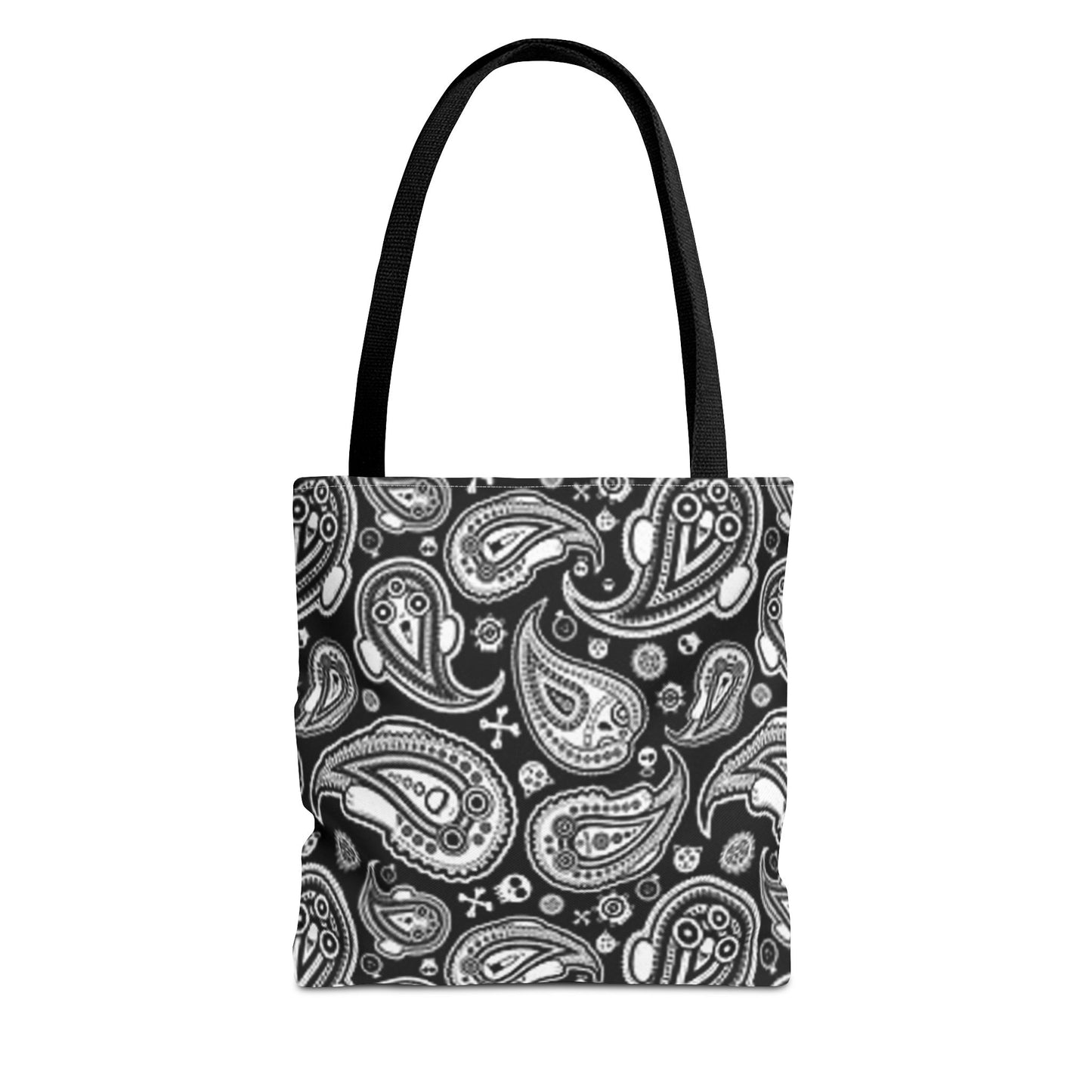 Black Paisley Multi Color BRAND NEW MODERN Tote Bag (AOP)