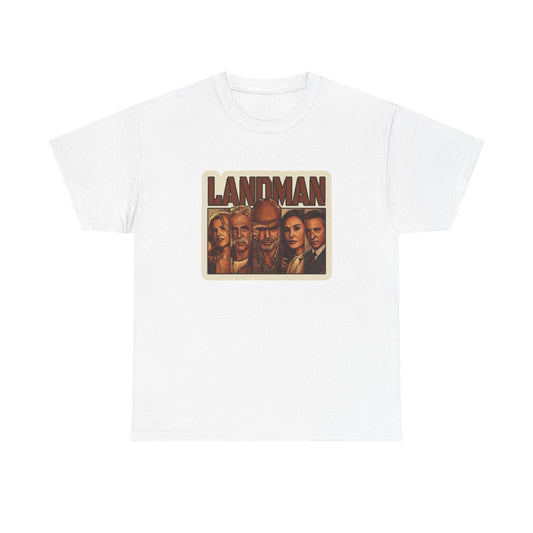 Landman Graphic T Shirt NEW Unisex Heavy Cotton Tee