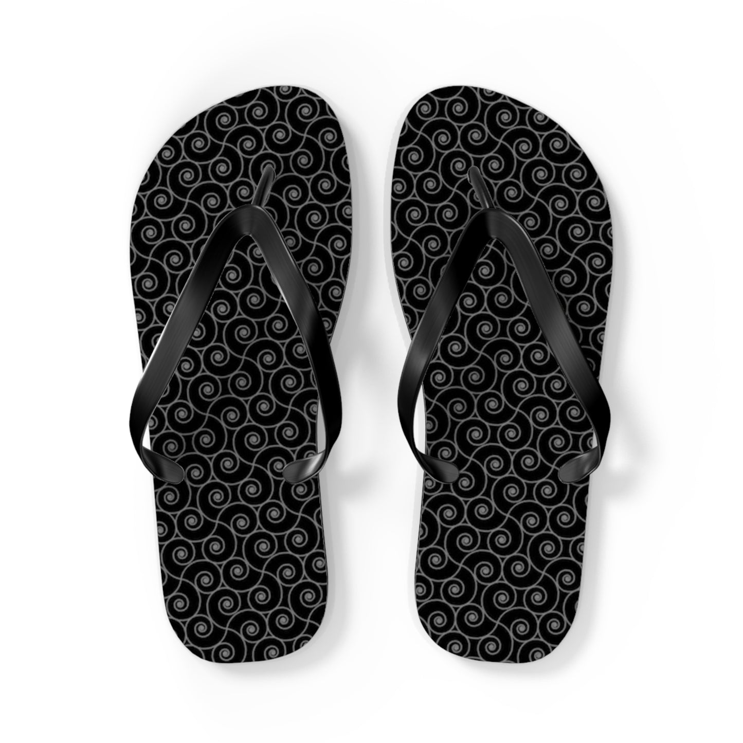 Black Monogram Flip Flops, Sandals Slides, Summer Footwear, Brand New