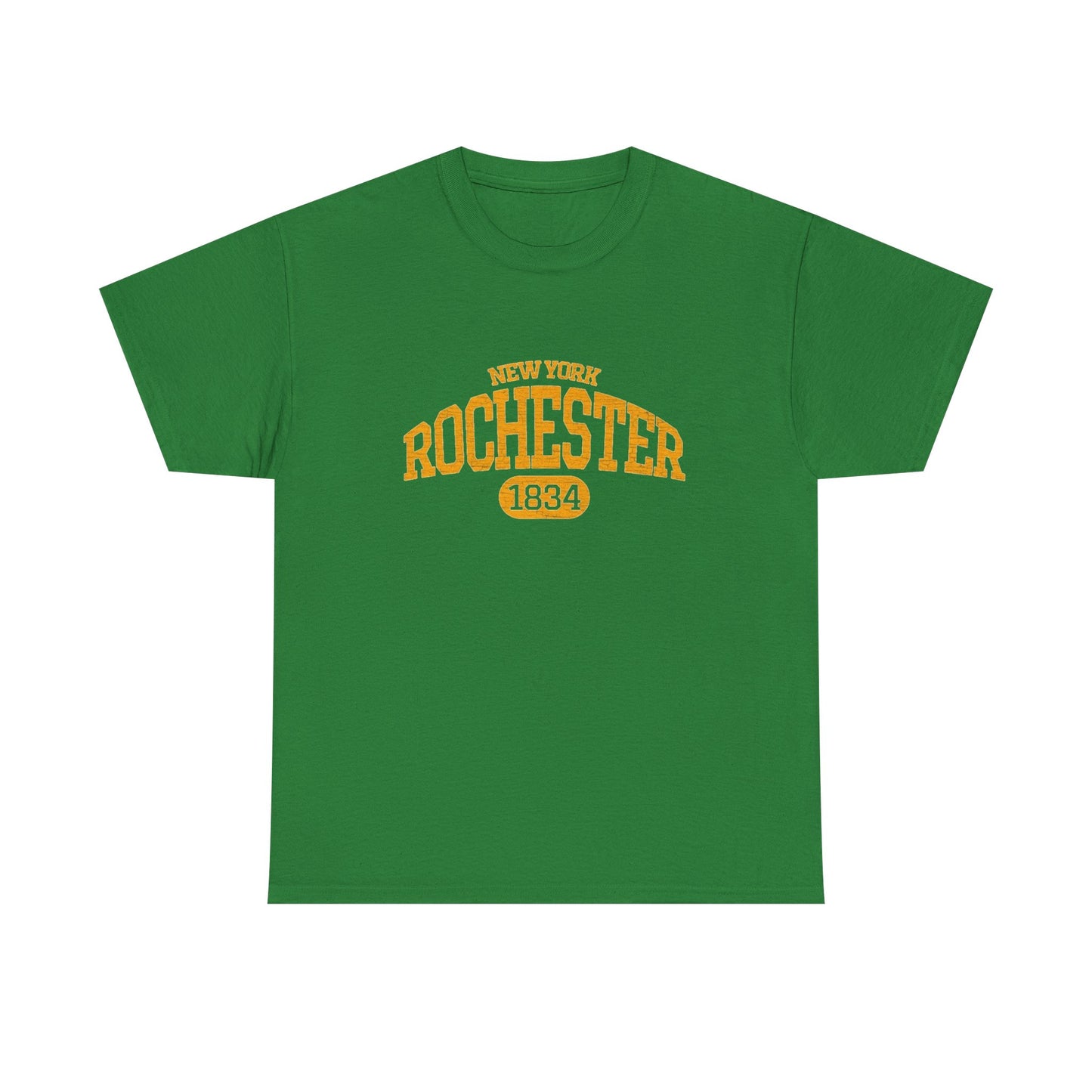New York Rochester Retro Graphic T Shirt Men's Heavy Cotton Tee - Quality - Modern True to Size