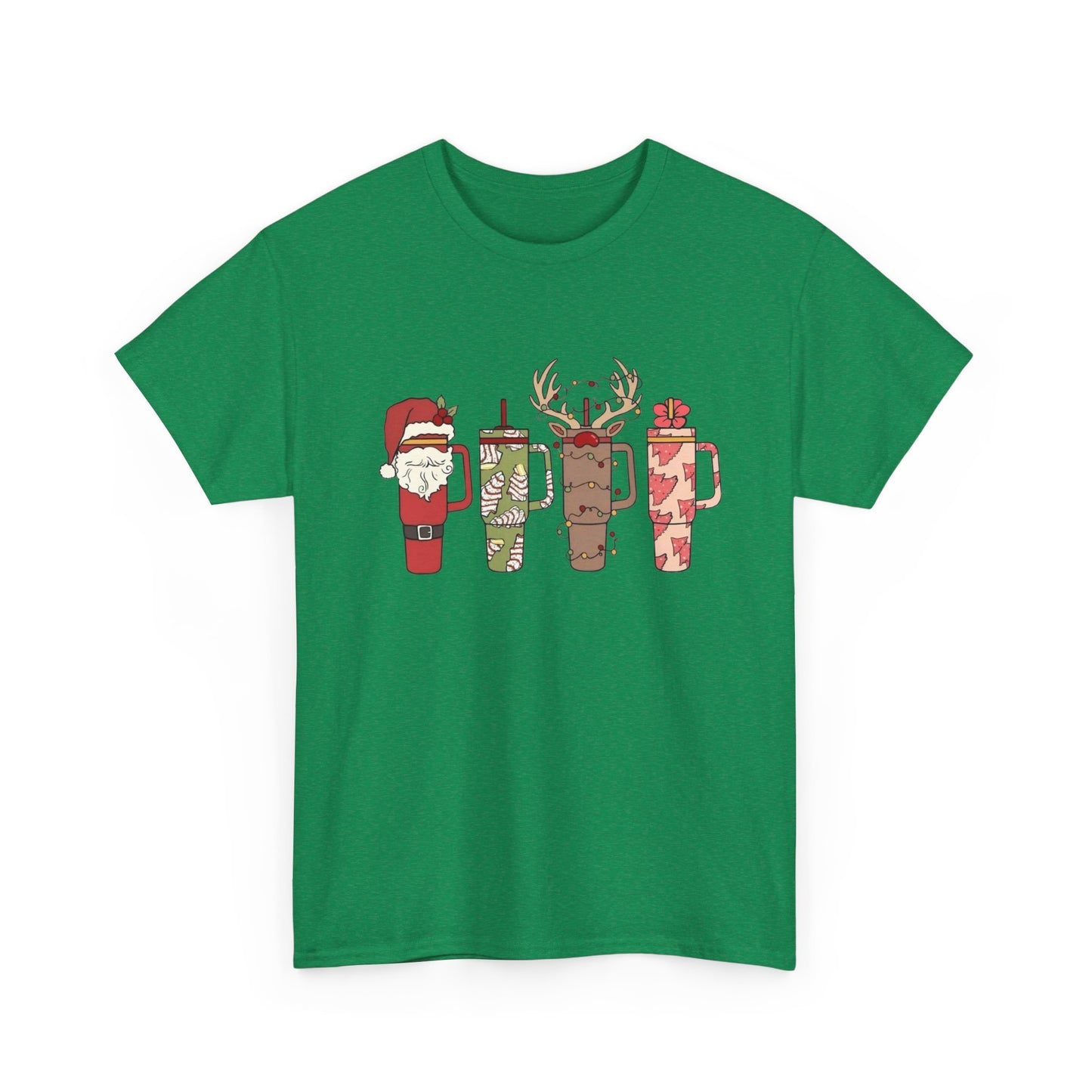 Christmas Stanly Cups Womens Funny Graphic T Shirt NEW ADULT