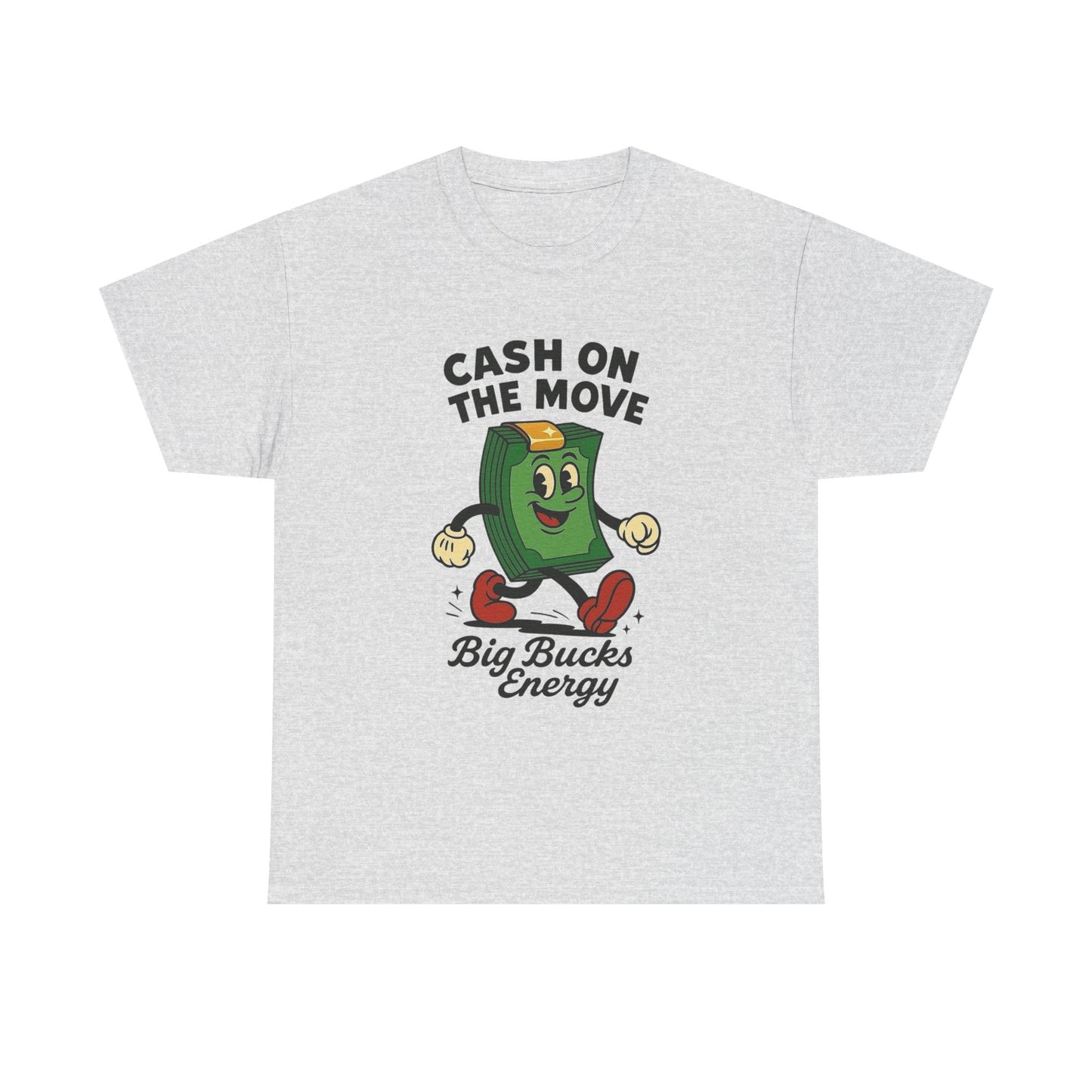 Cash On The Move Graphic T Shirt NEW GIFT Unisex Heavy Cotton Tee