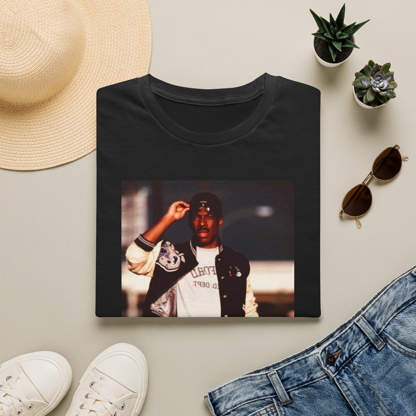 Eddie Murphy tshirt vintage Beverly Hills cop T-Shirt california graphic retro
