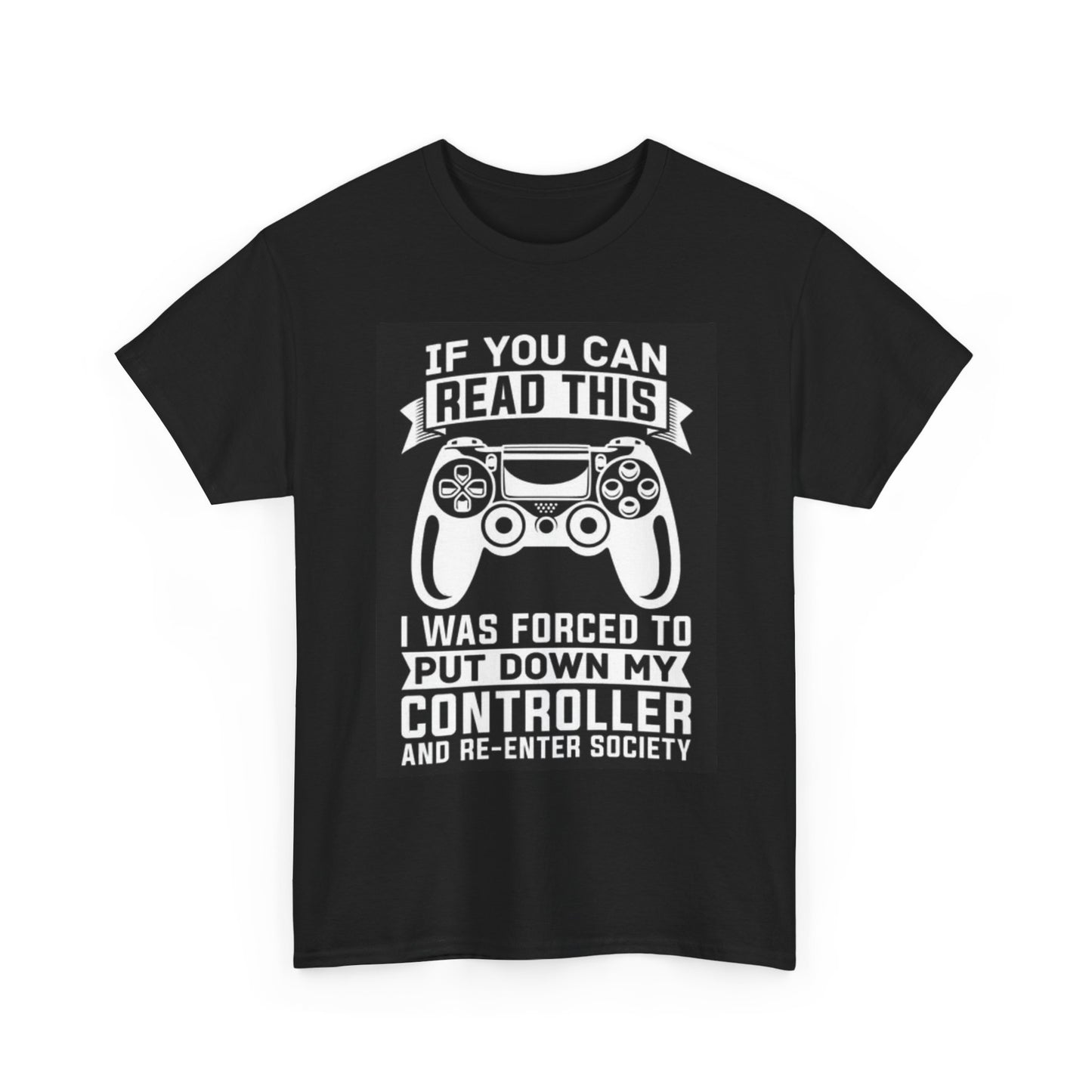 Funny Video Game Graphic T Shirt Jokes Gamer Unisex Heavy Cotton Tee