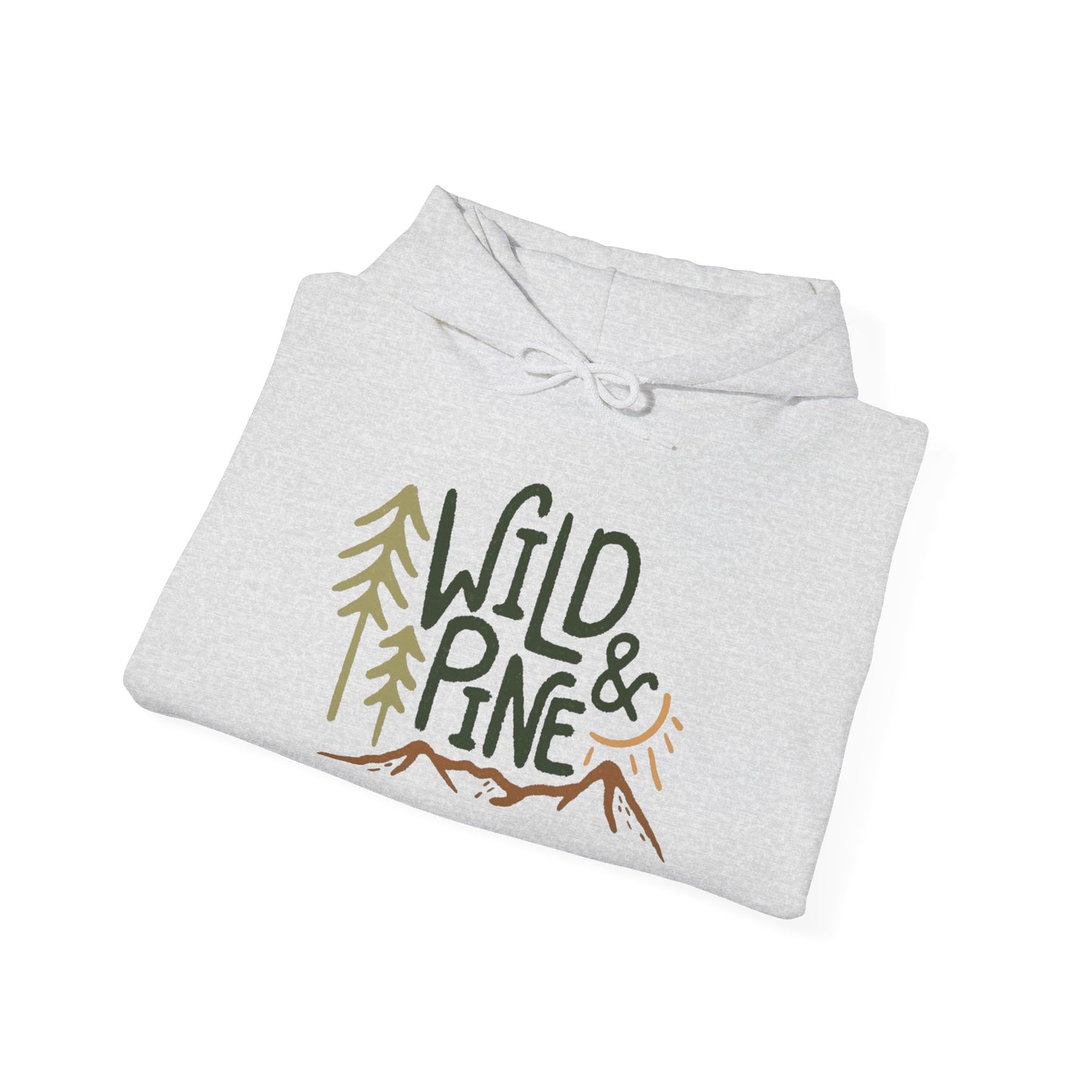 Wild And Pine Outdoors Graphic Hoodie Unisex Heavy Blend™ Hooded Sweatshirt