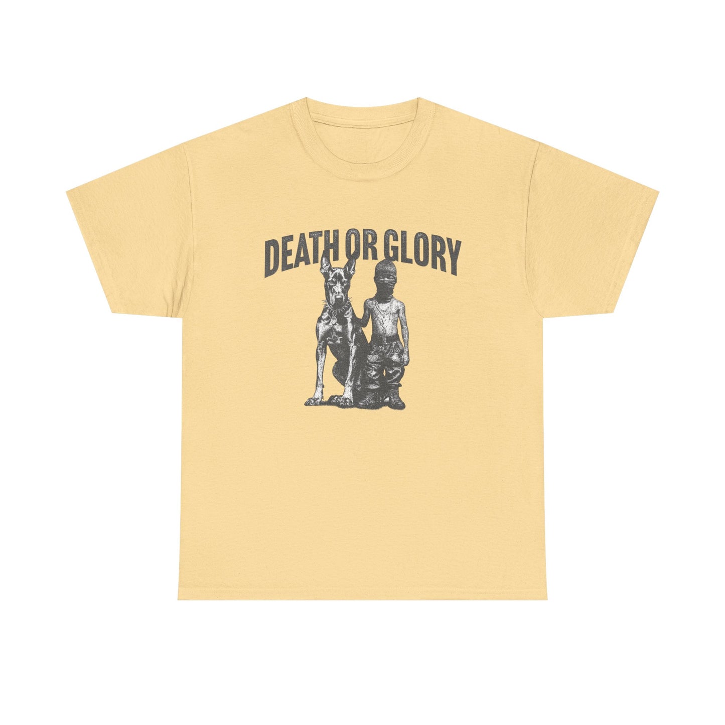Death Or Glory T Shirt Graphic Unisex Heavy Cotton Tee NEW GIFT