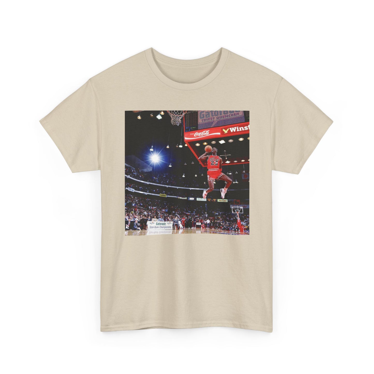 Michael Jordan Graphic T Shirt Retro Dunk Contest Unisex Heavy Cotton Tee