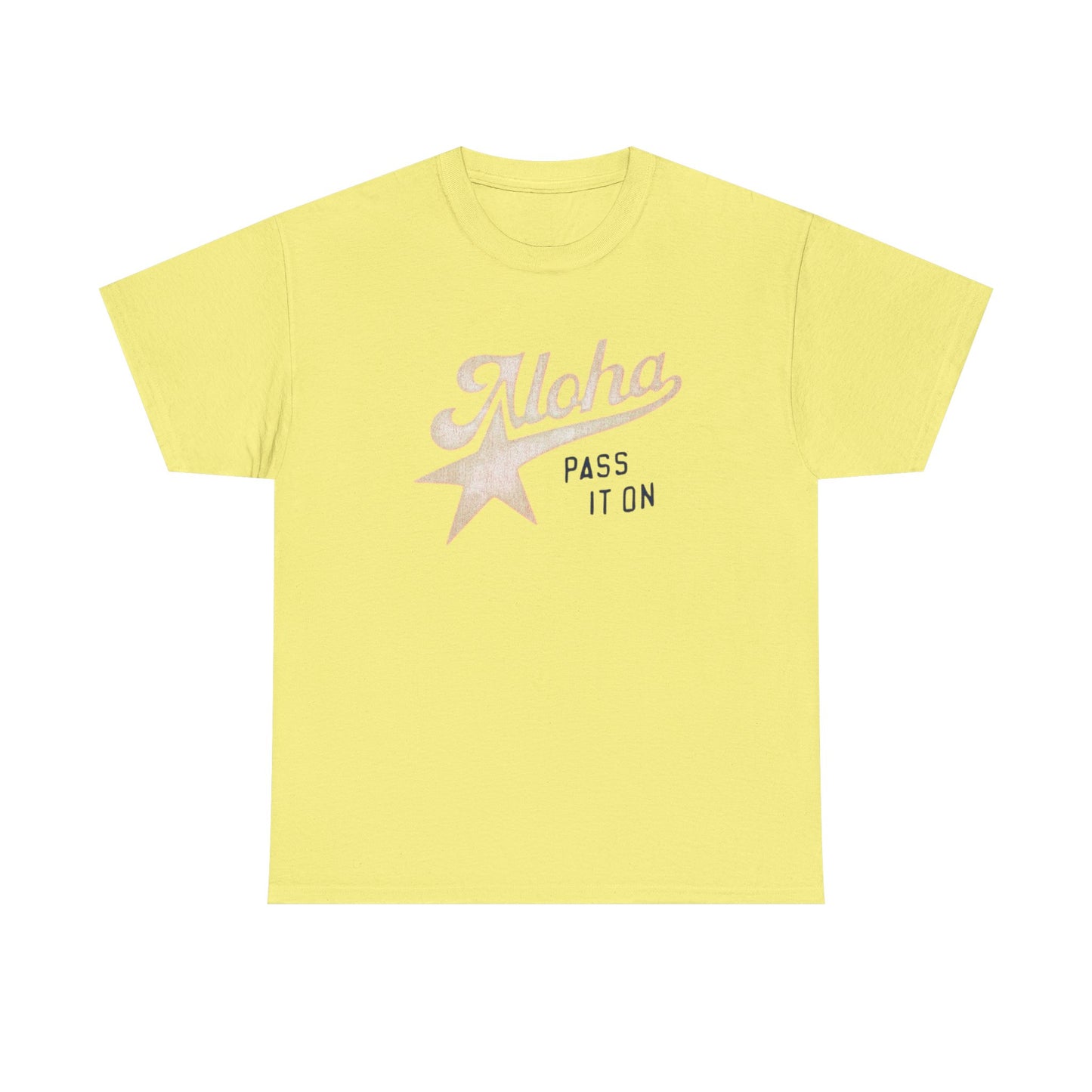 Aloha Graphic T Shirt Unisex Heavy Cotton Tee