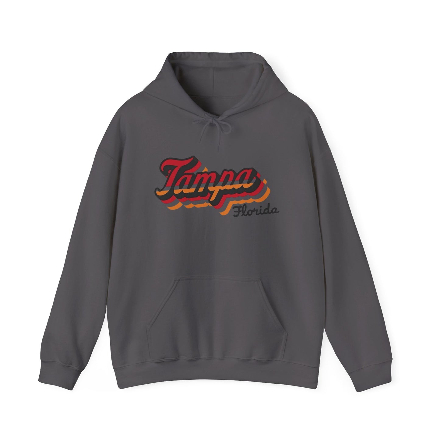 Tampa Florida Retro Graphic Hoodie Unisex Heavy Blend™ Hooded Sweatshirt