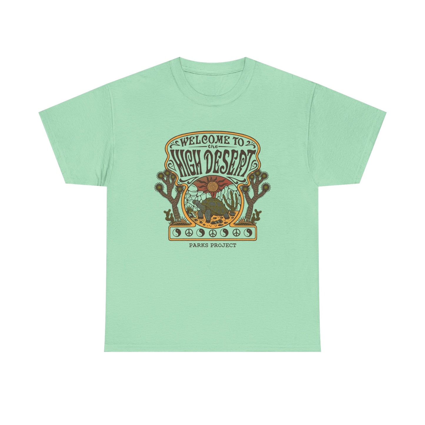 Welcome To The High Desert Graphic T Shirt NEW Adult Regular Heavy Cotton Tee