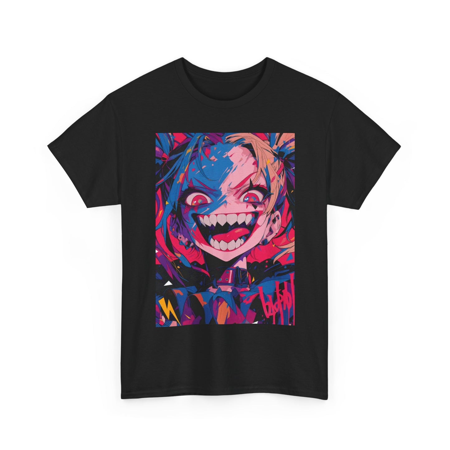 Waifu Anime T-shirt Girl Graphic Cartoon Retro Gaming Unisex Heavy Tee Gamer TT