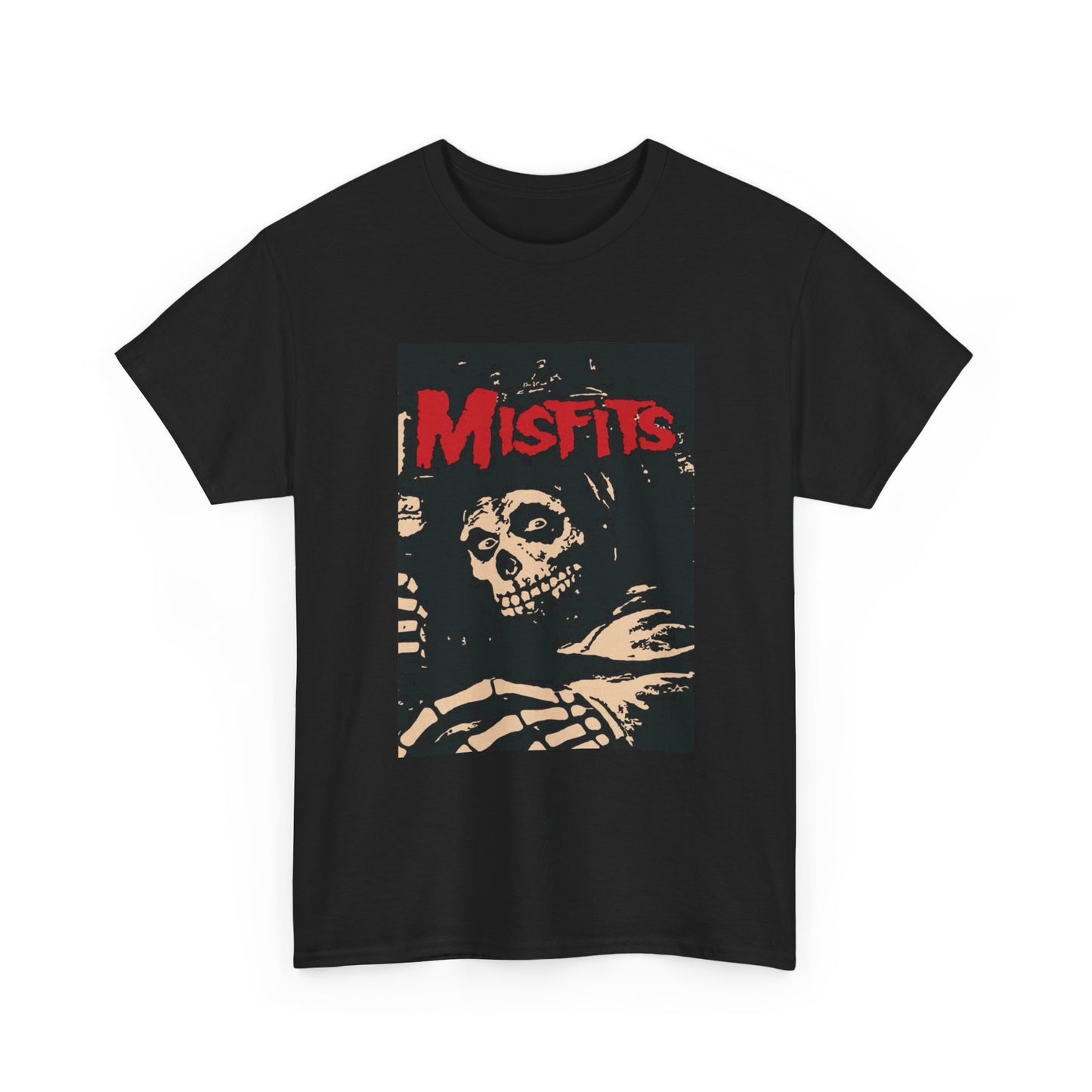 Misfits T-shirt vintage punk rock retro graphic Unisex Heavy Cotton Tee