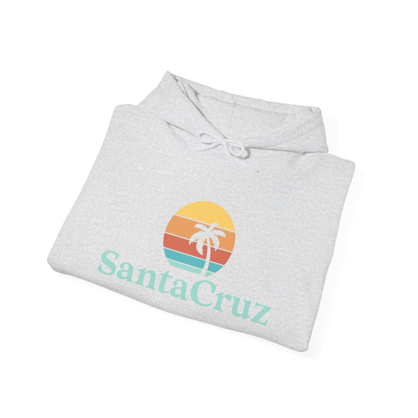 Santa Cruz California Graphic Hoodie Unisex Heavy Blend™ Hooded Sweatshirt