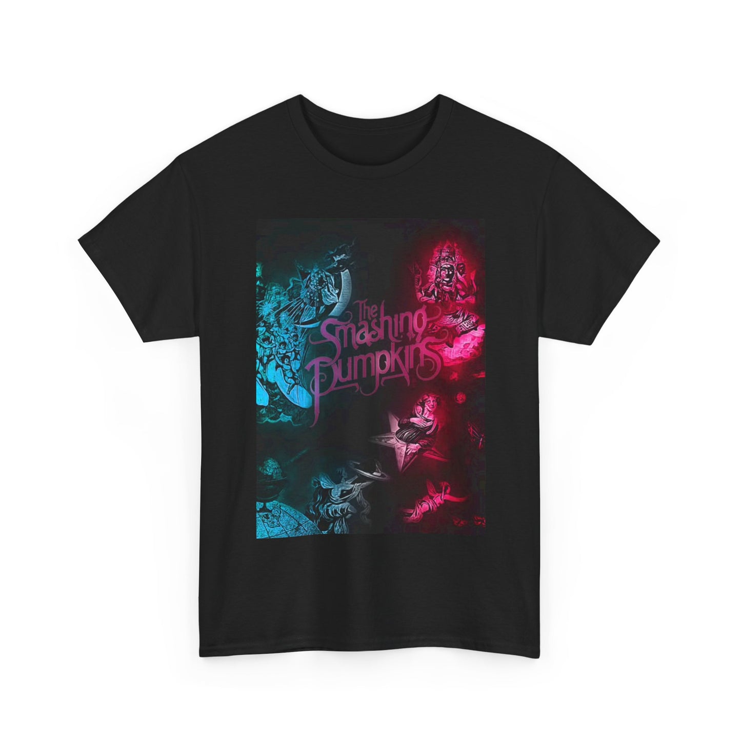 The Smashing Pumpkins Tshirt Vintage Merch Neon Unisex Heavy Cotton Tee