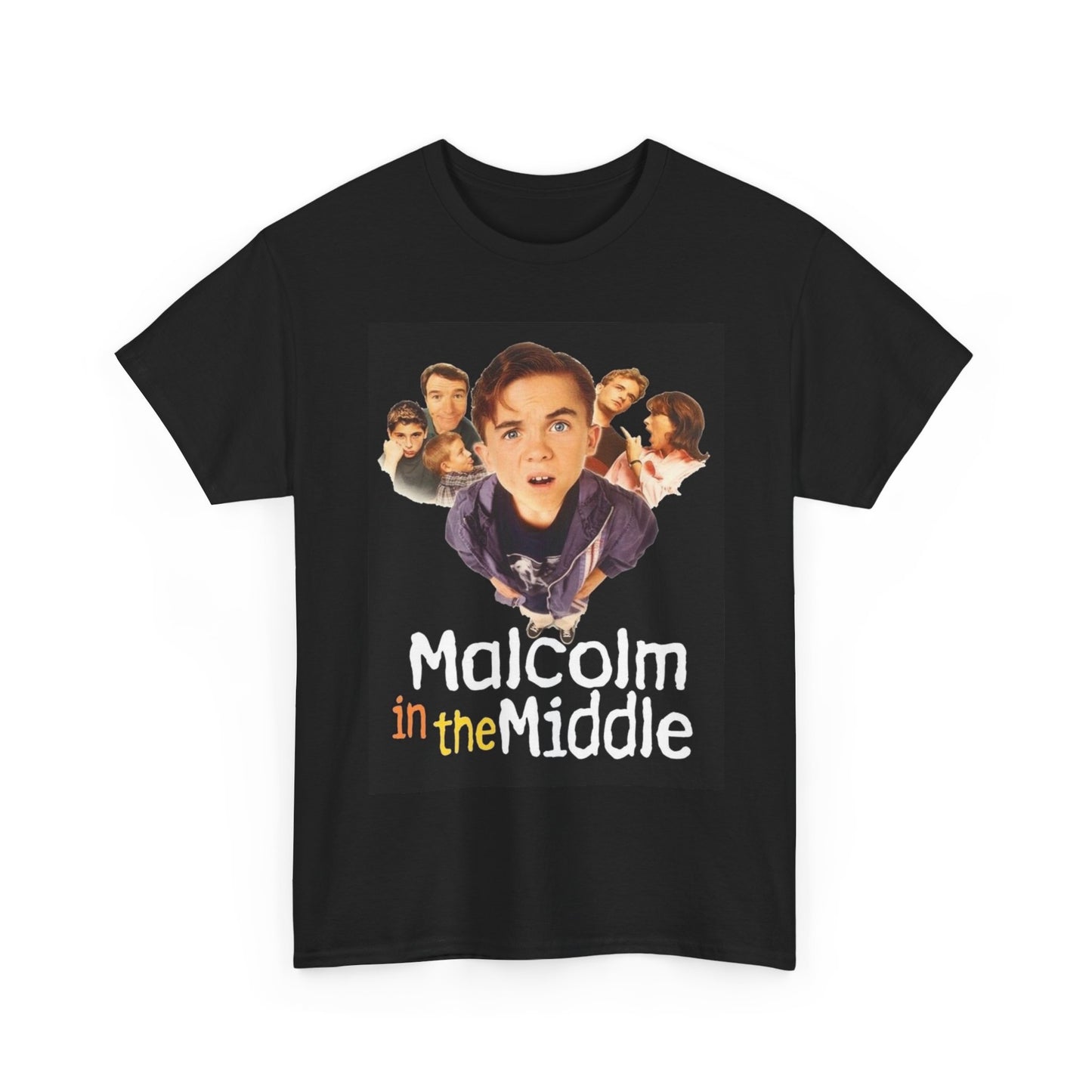 Malcom In The Middle T Shirt Retro Tv Show Unisex Heavy Cotton Tee
