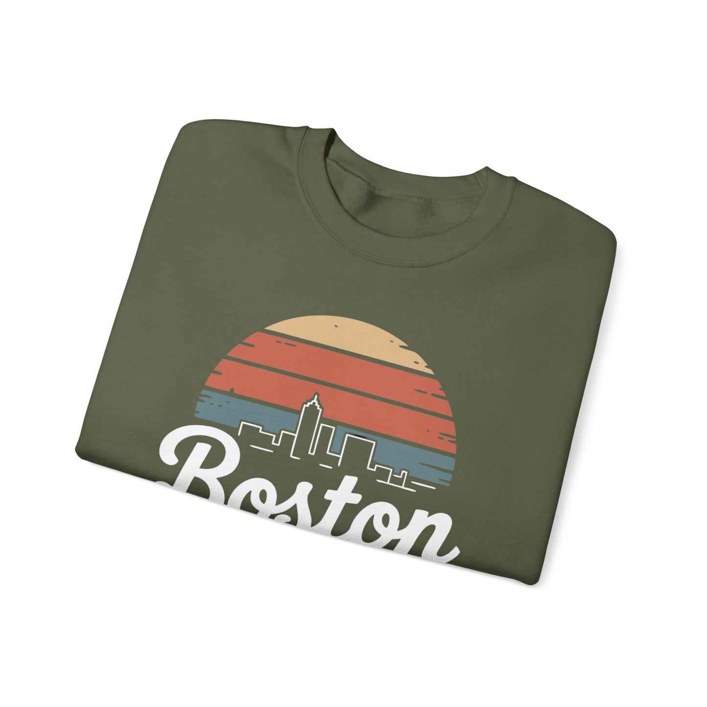 Boston Skyline Sweater NEW Unisex Heavy Blend™ Crewneck Sweatshirt
