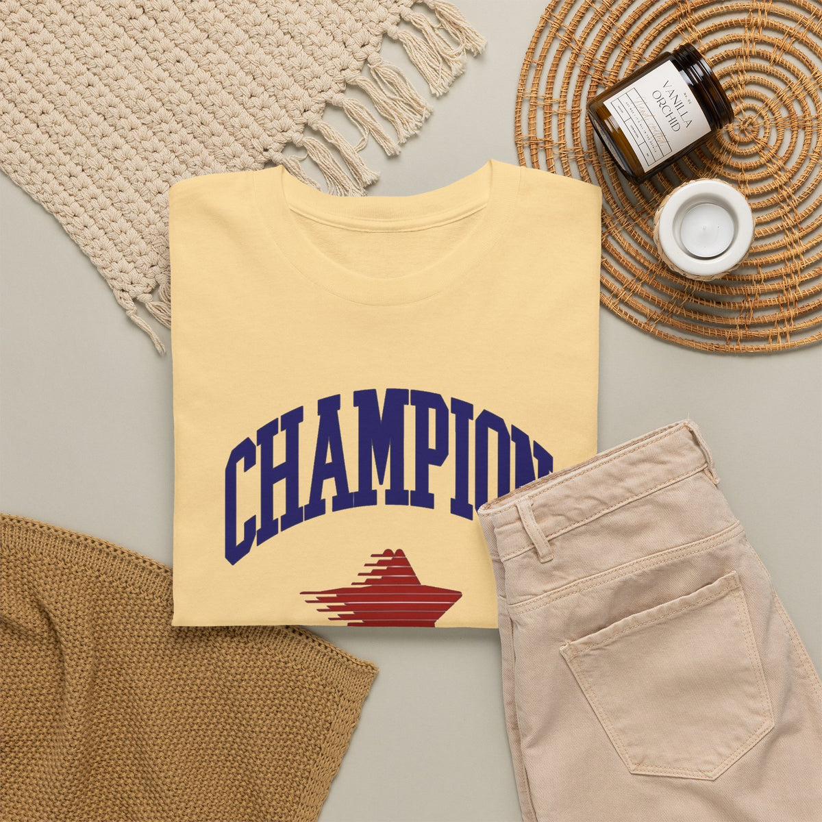 Champion Christ Always Wins Graphic T Shirt Men's Jesus Heavy Cotton Tee