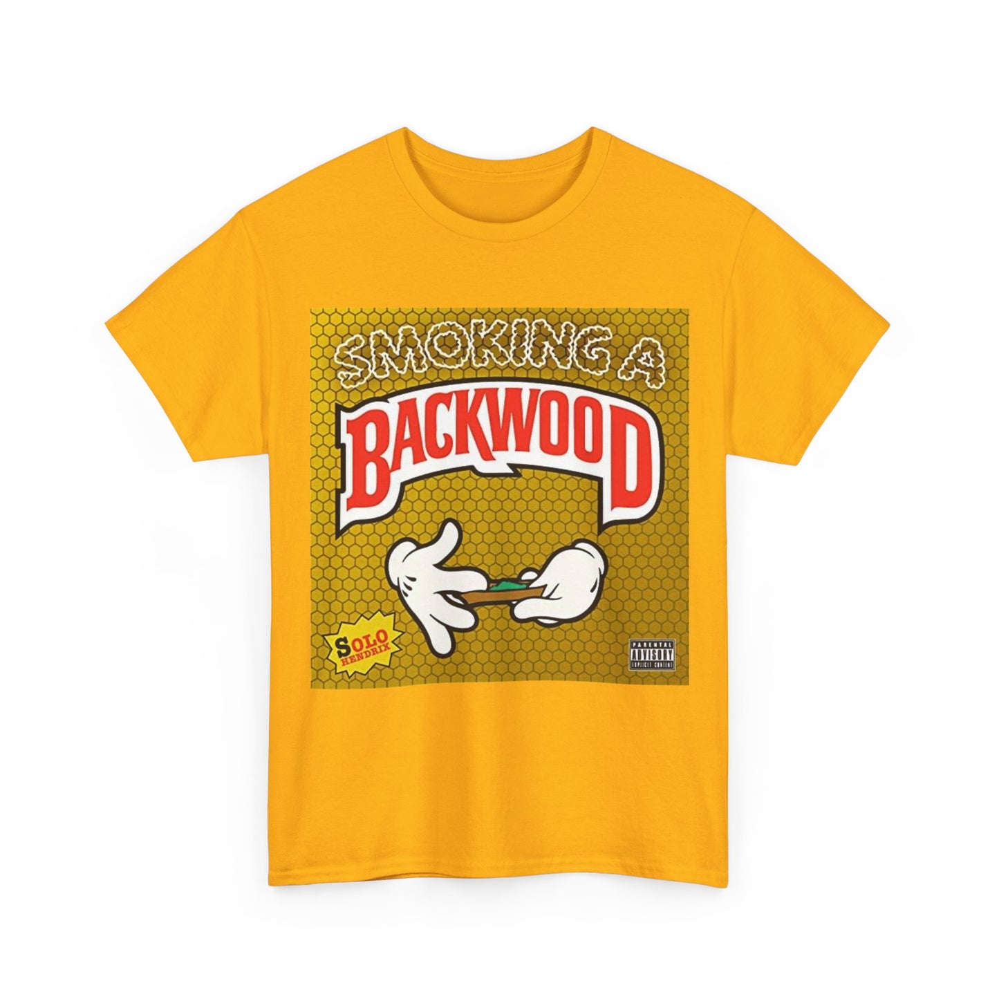 Backwoods Blunt Tshirt Rolling Up 420 Funny Graphic Unisex Heavy Cotton Tee