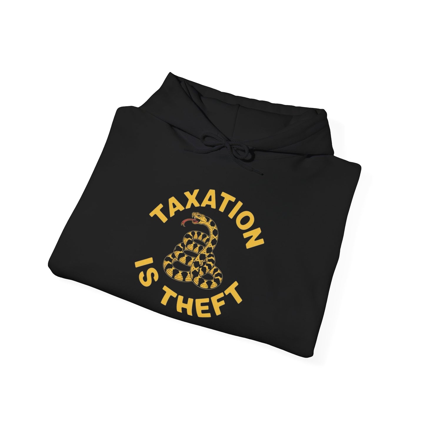 Taxation Is Theft Graphic Hoodie Unisex Heavy Blend™ Hooded Sweatshirt