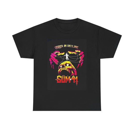 Sum 41 band graphic tour vintage Pearl Jam rock Unisex Heavy Cotton Tee