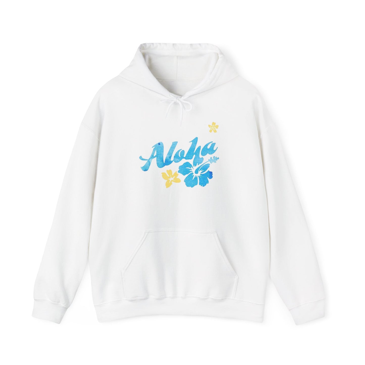 Aloha Hawaiian Tropical Graphic Hoodie Unisex Heavy Blend™ Hooded Sweatshirt