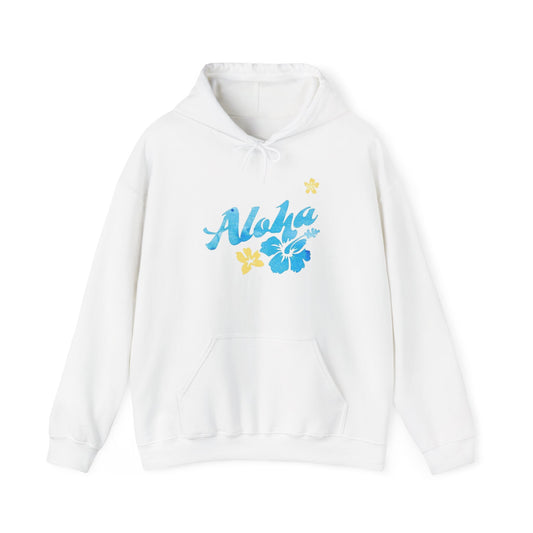 Aloha Hawaiian Tropical Graphic Hoodie Unisex Heavy Blend™ Hooded Sweatshirt