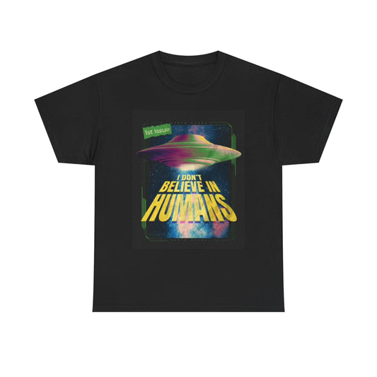 Alien Abduction Graphic T Shirt Funny Space Mars Unisex Heavy Cotton Tee