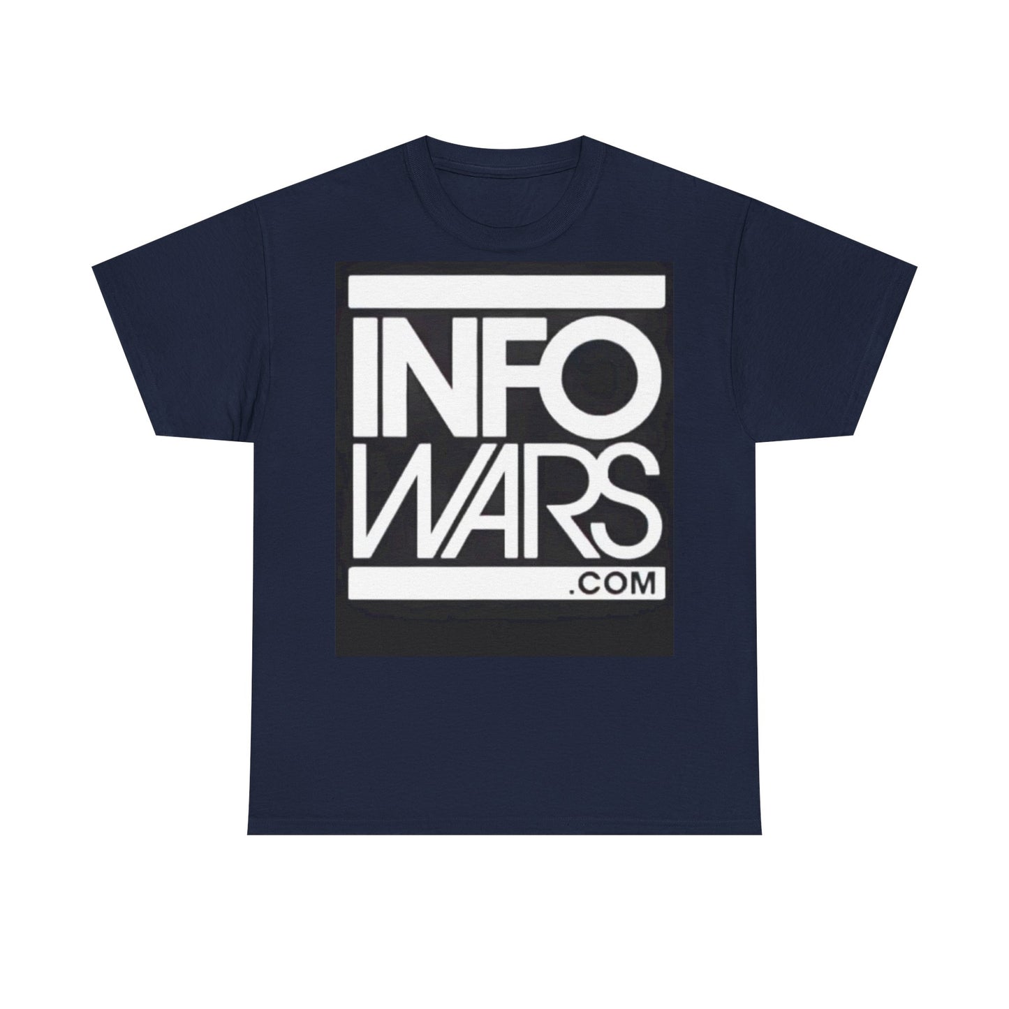 Info Wars Tshirt Alex Jones Rogan American Funny Podcast Unisex Heavy Cotton Tee