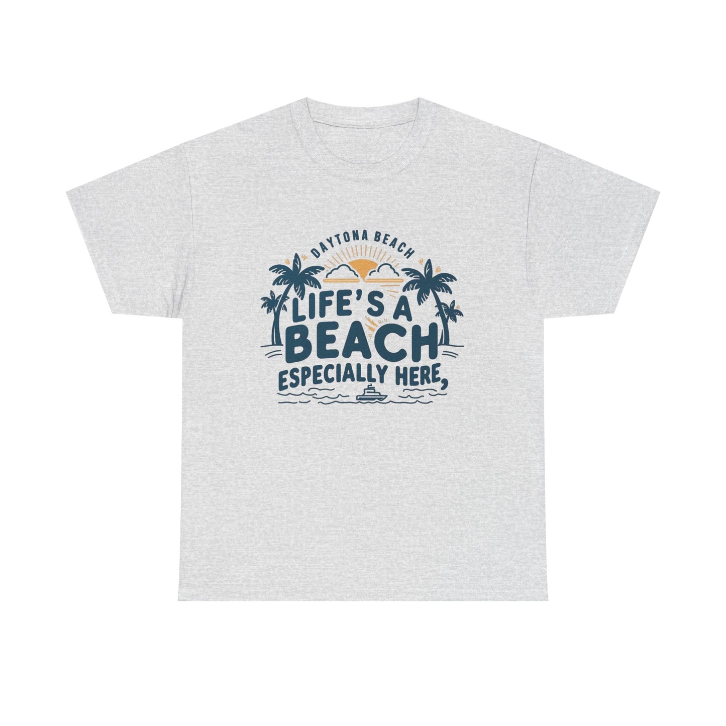 Life's A Beach Daytona Beach Graphic T Shirt NEW ADULT